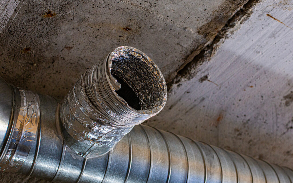 View of ducts on ceiling of house