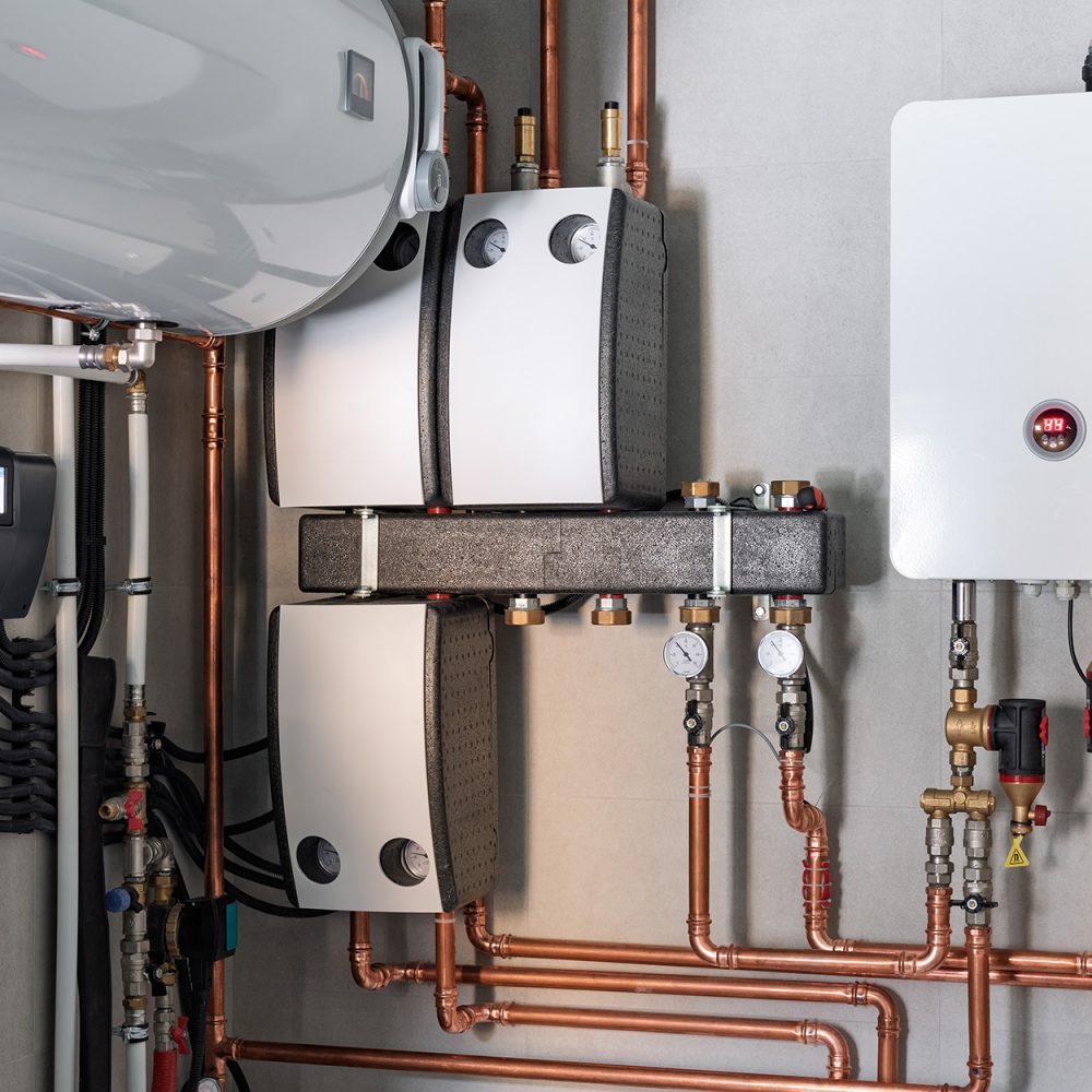 Boiler Room in house basement